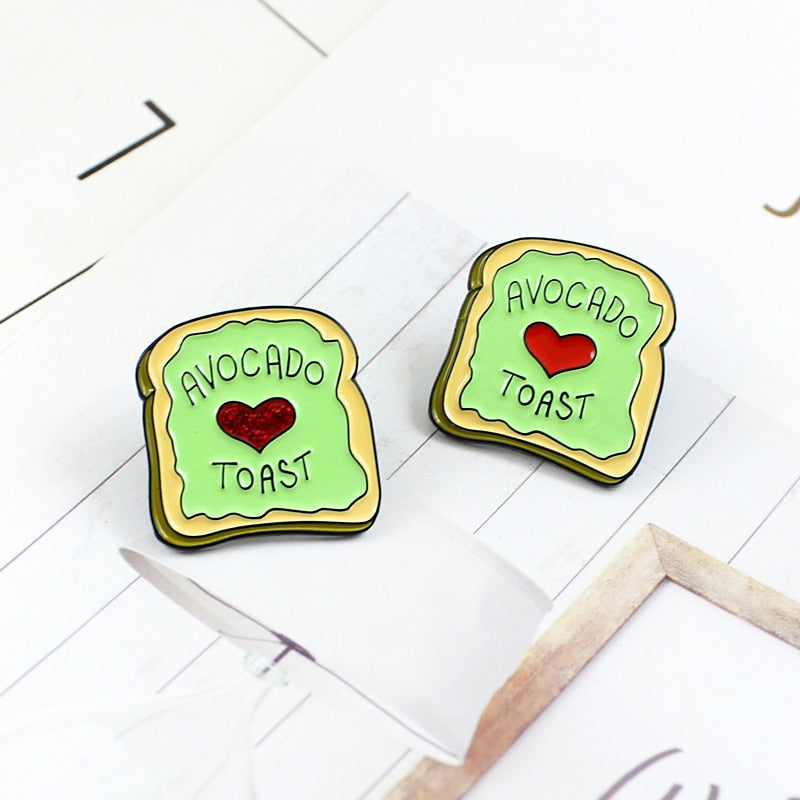 Avocado Toast Bunte Lapel Pin