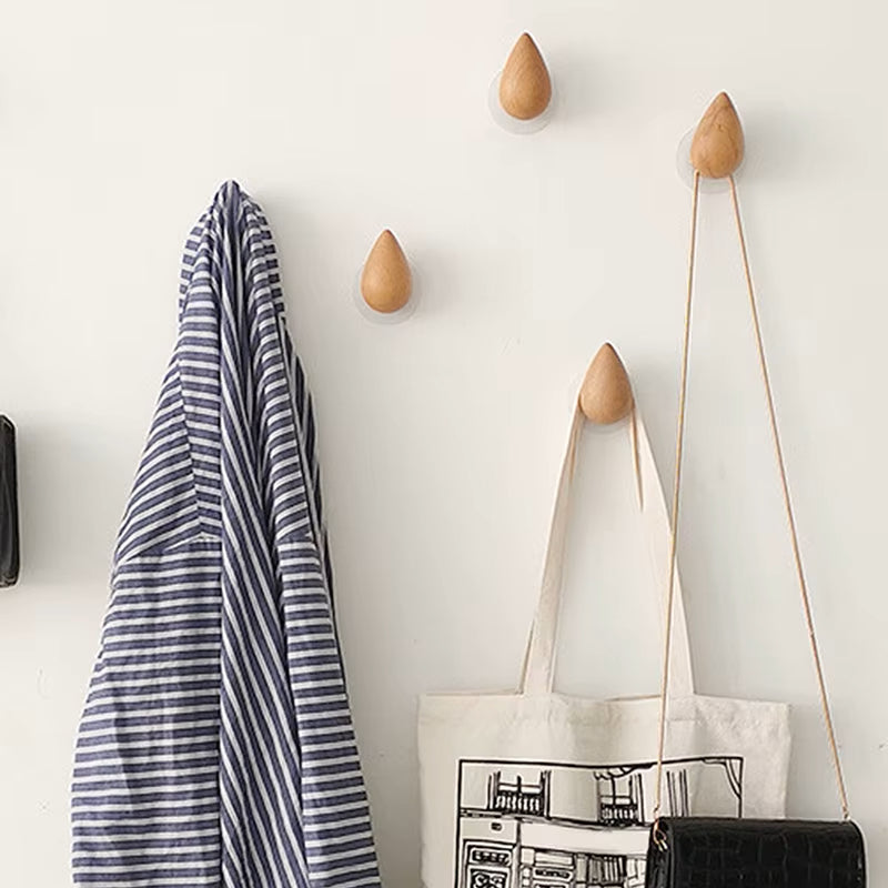 Surreal Raindrop Wood Wall körpernah Hook