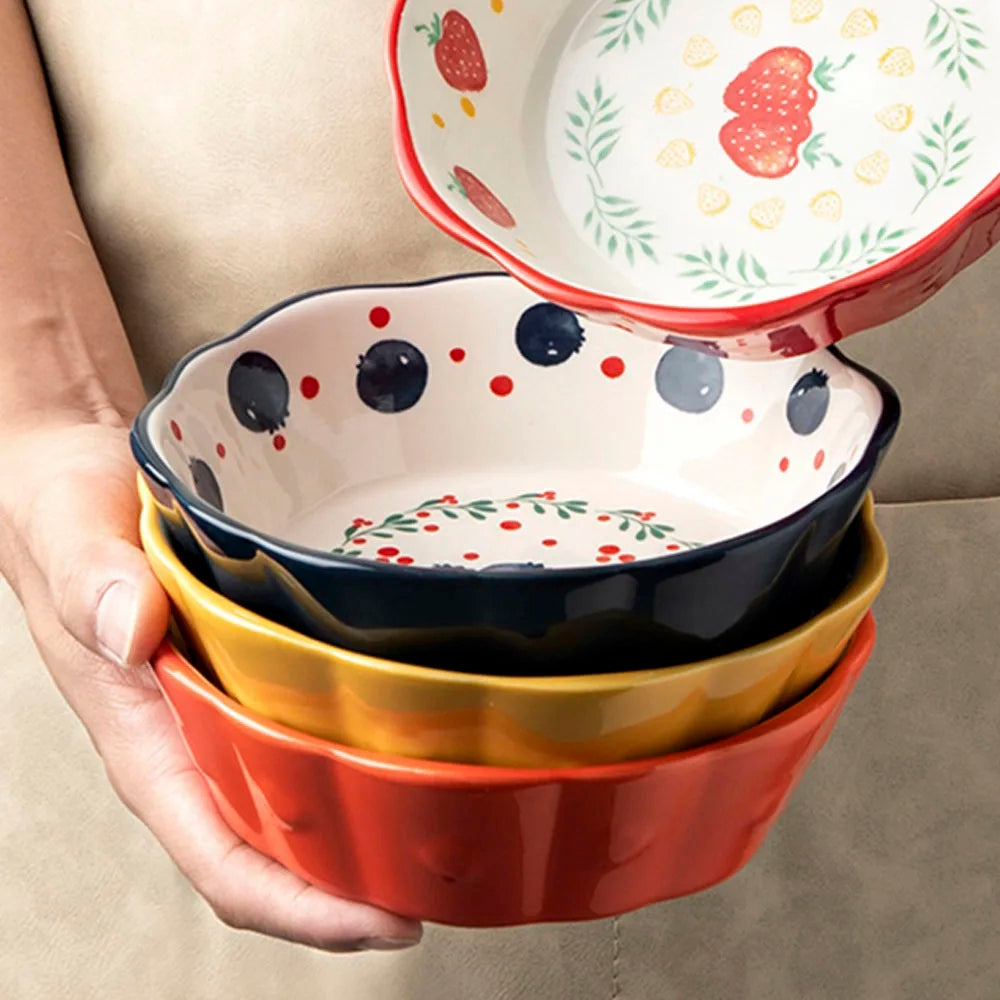 Cottage Vintage Style Fruchtige Keramikschalen