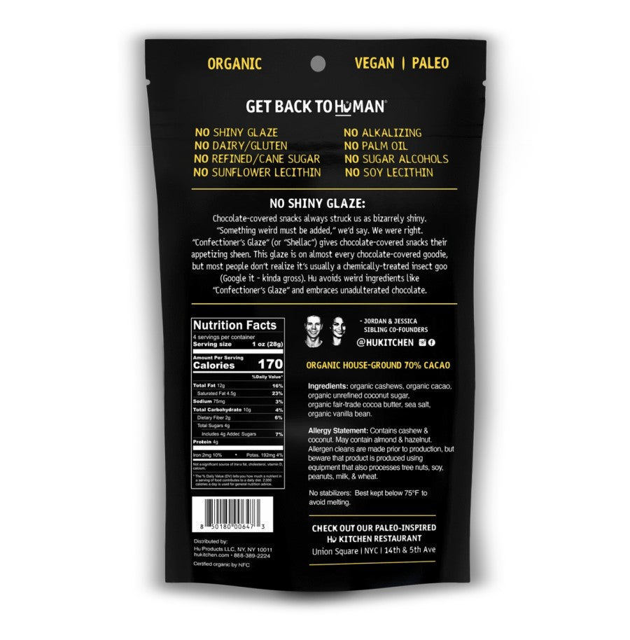 Hu Chocolate Covered Hunks Cashews mit Vanille Bean 113 g