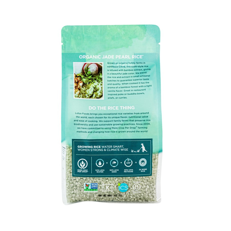 Lotus Foods Organic Erbstück Jade Perle Reis 425 g