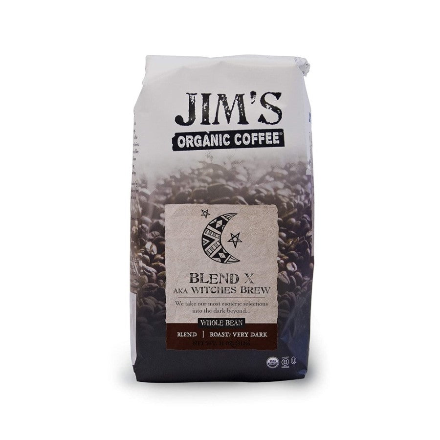 Jim's Organic Coffee Blend X AKA Hexen brauen ganze Bohnen 312 g