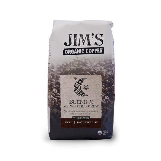 Jim's Organic Coffee Blend X AKA Hexen brauen ganze Bohnen 312 g