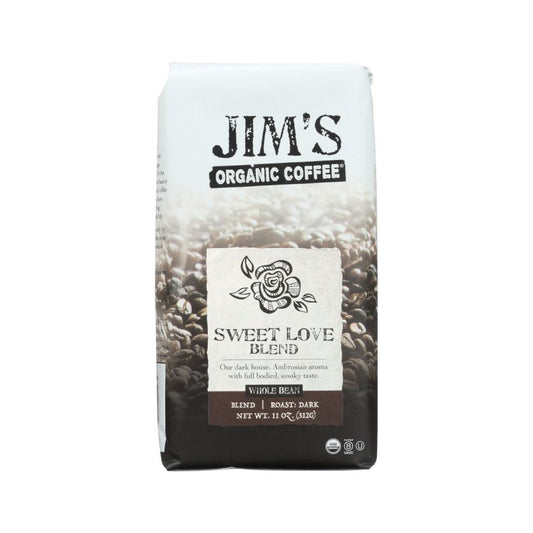 Jim's Organic Coffee Sweet Love Blend Whole Bean 312 g