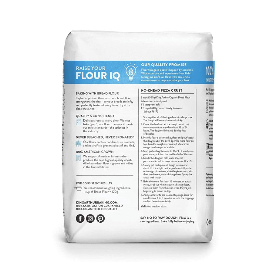 King Arthur Organic Ungebleichtes Brotmehl 2,27 kg