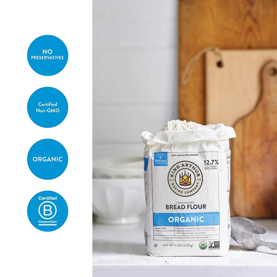 King Arthur Organic Ungebleichtes Brotmehl 2,27 kg