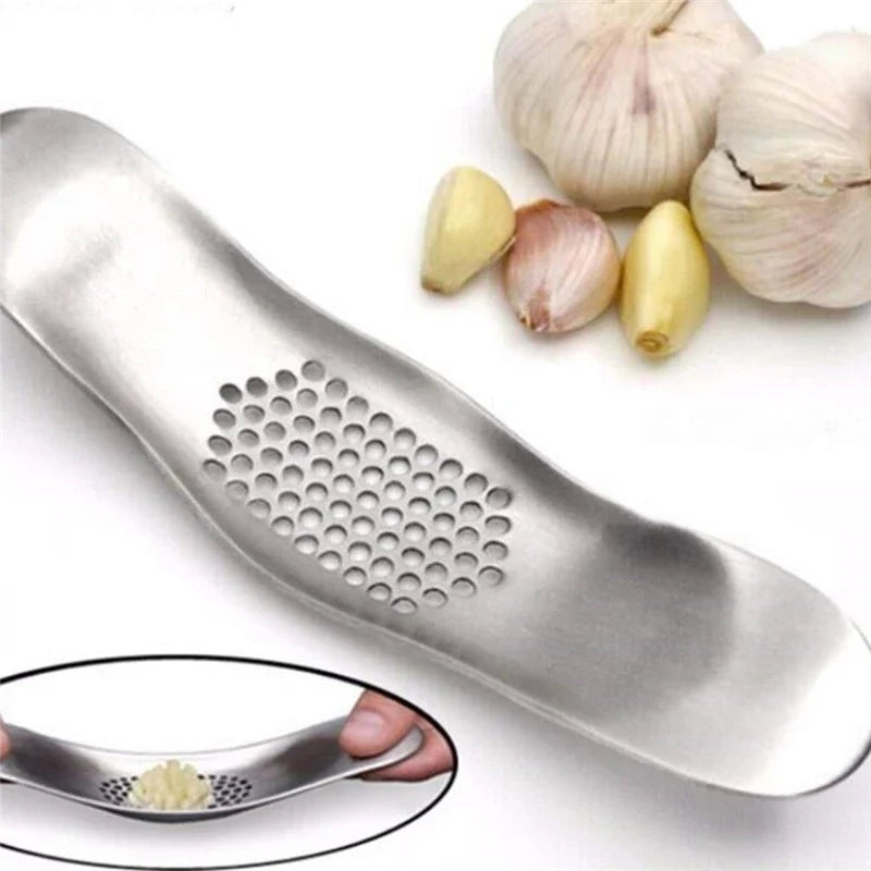 Edelstahl-Knoblauch Rocker Press