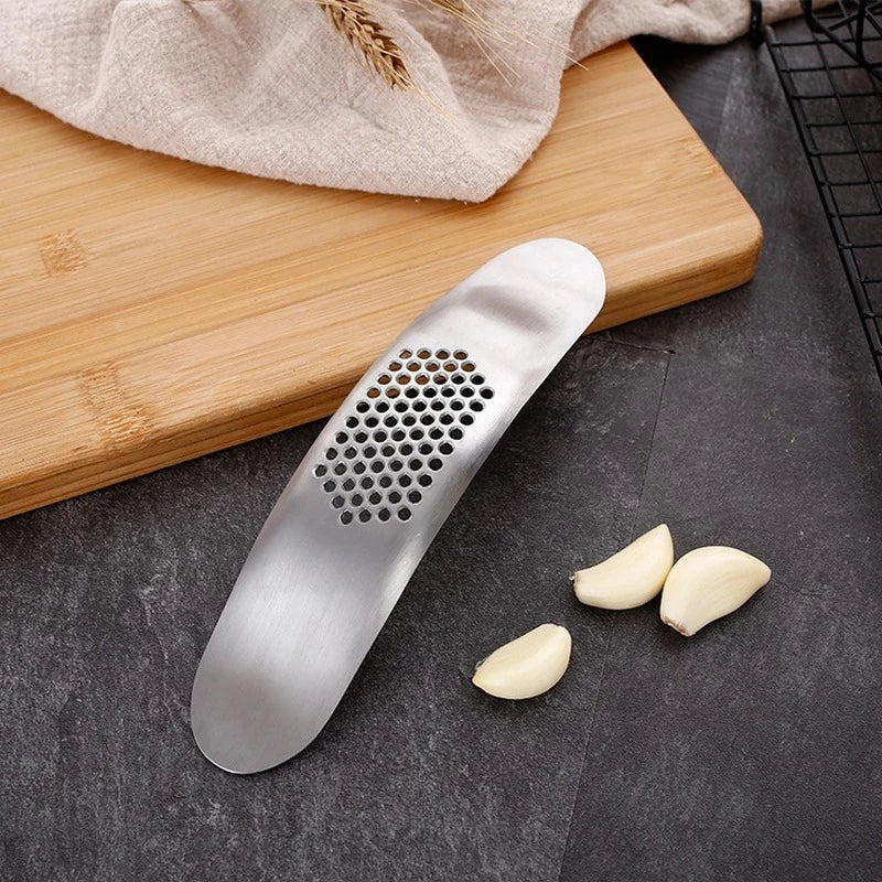 Edelstahl-Knoblauch Rocker Press