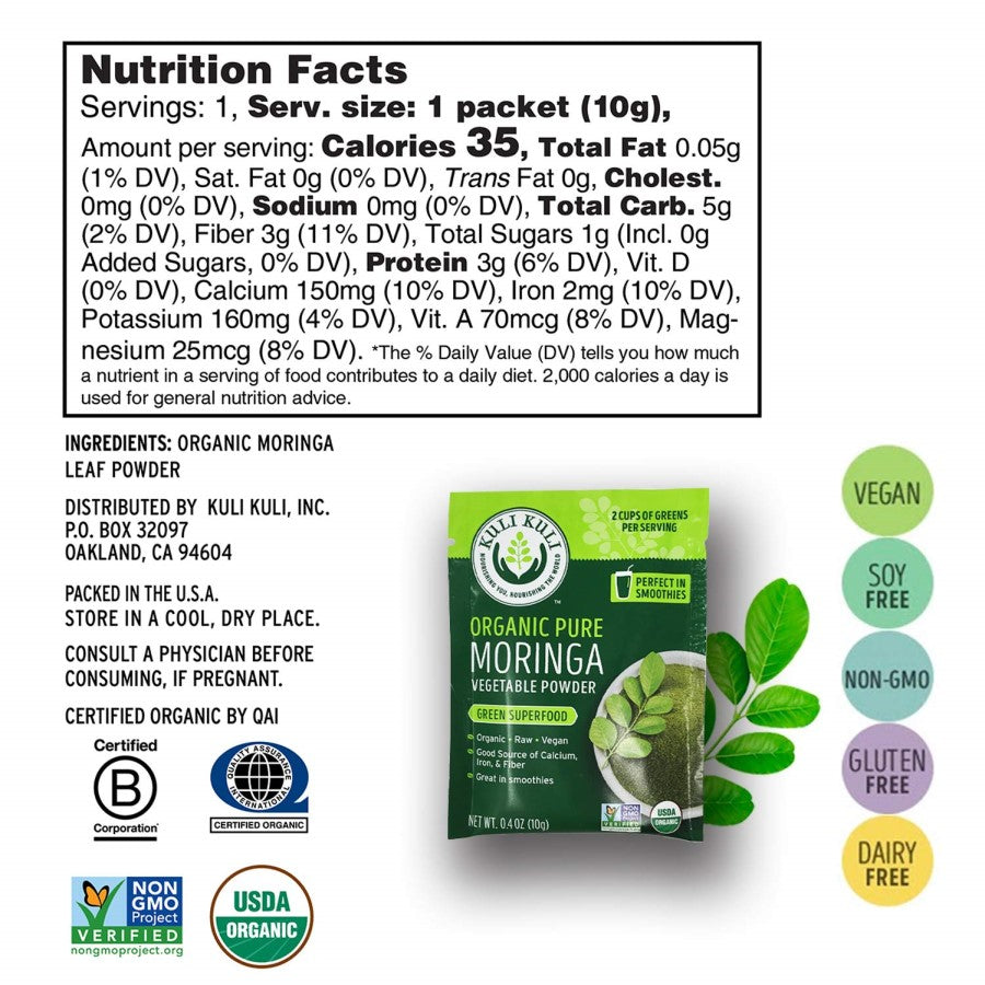 Kuli Kuli Organic Pure Moringa Pulver