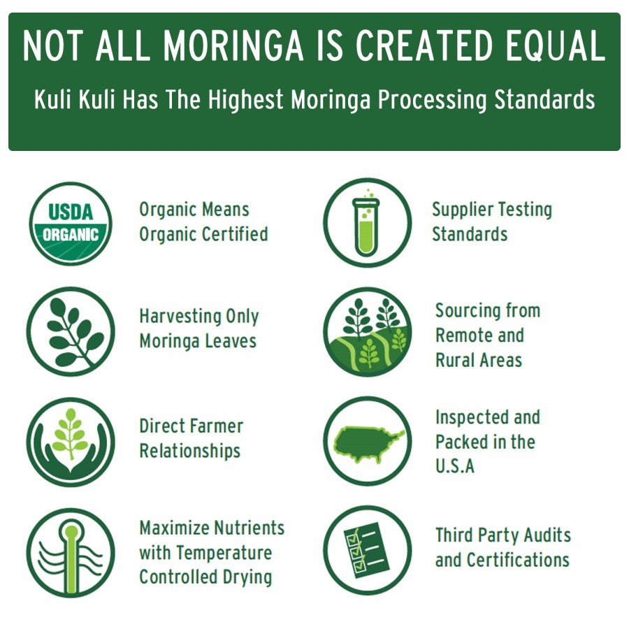Kuli Kuli Organic Pure Moringa Pulver