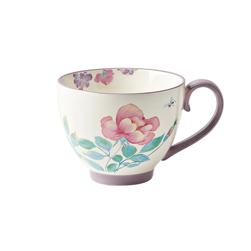 Aquarell Garten Stil Keramikbecher