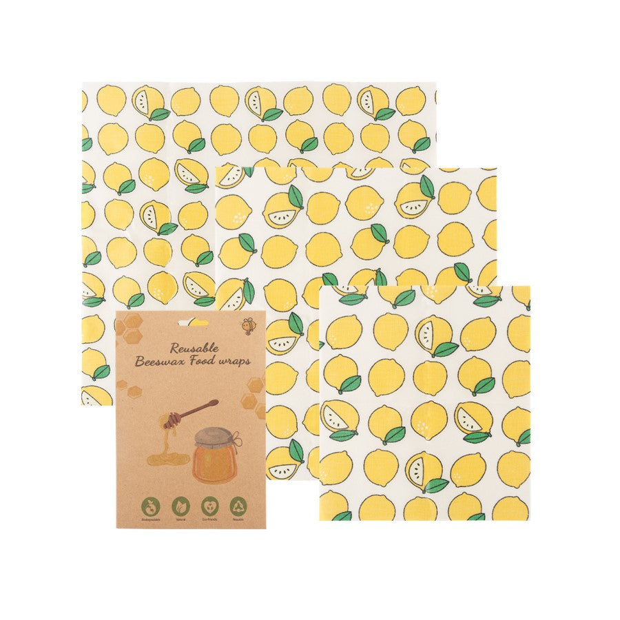 Bienenwachs-Wrap Assorted 3 Packung - Mehrere Drucke