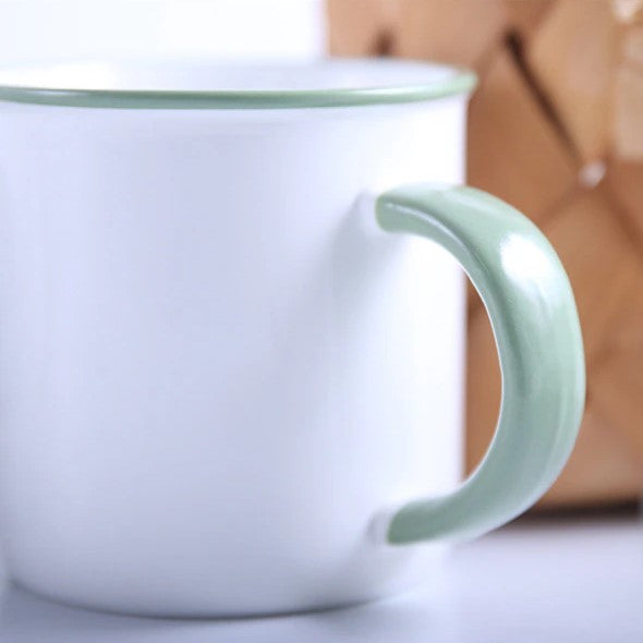 Gemalte Pflanzen Stil Keramikbecher