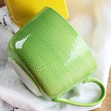 Sommer Fruit Style Keramikbecher, Löffel & Platte Set
