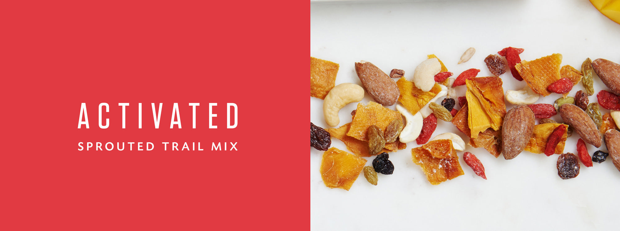 Lebende Absichten Aktiviert Sprouted Trail Mix Spicy Mango 198 g