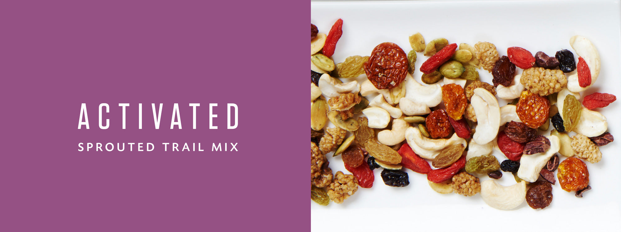 Lebende Absichten aktiviert Sprouted Trail Mix Wild Berry 198 g