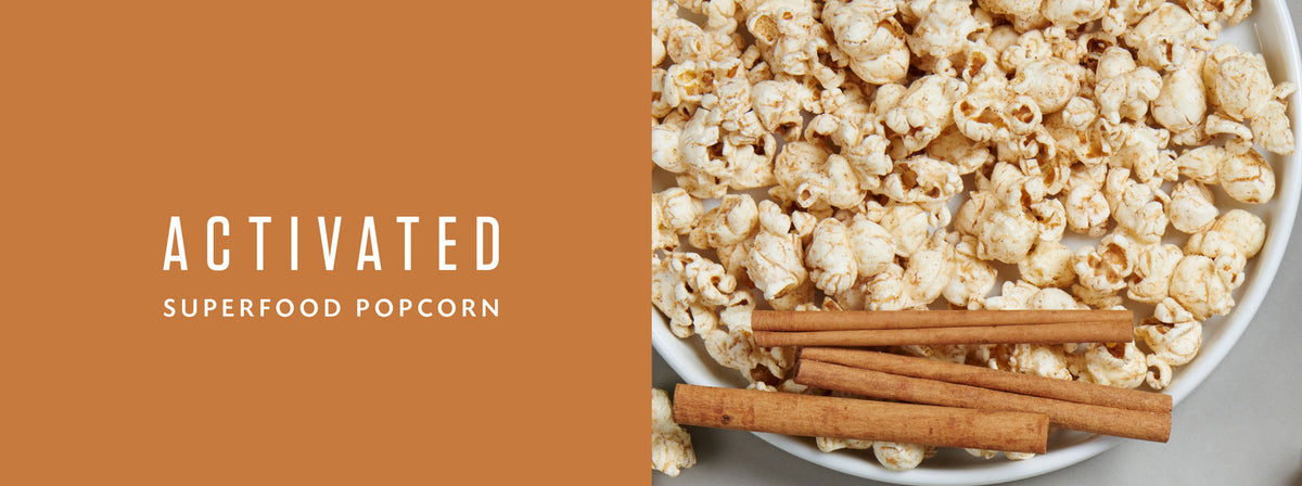 Lebende Absichten aktiviert Superfood Popcorn Zimt Twist 113 g