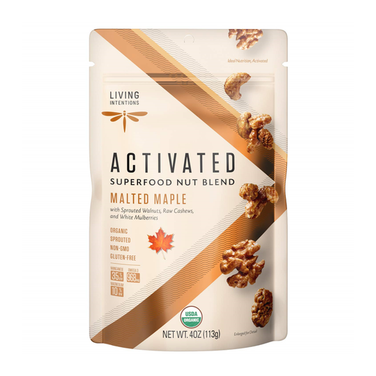 Lebende Absichten Aktiviert Superfood Nut Blend Malted Ahorn 113 g