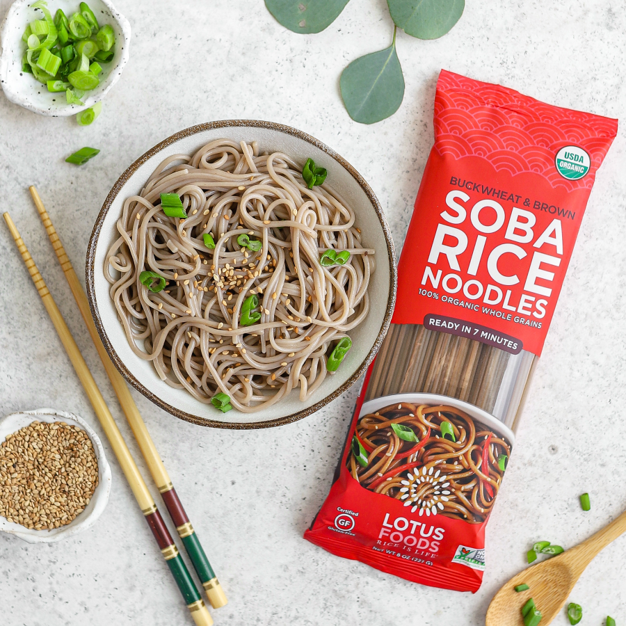Lotus Foods Organic Buchweizen & Braun Soba Reisnudeln 227 g