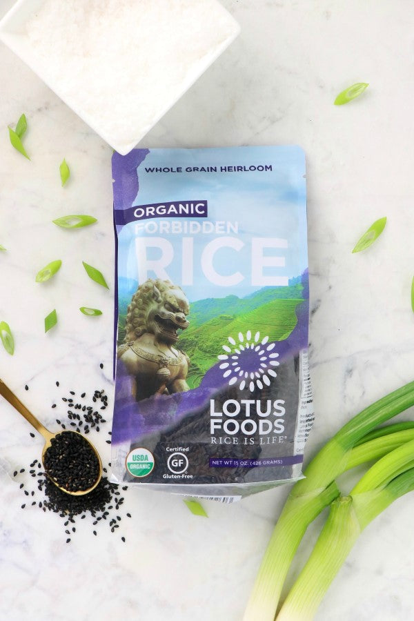 Lotus Foods Organic Erbstück Verbotener Reis 425 g