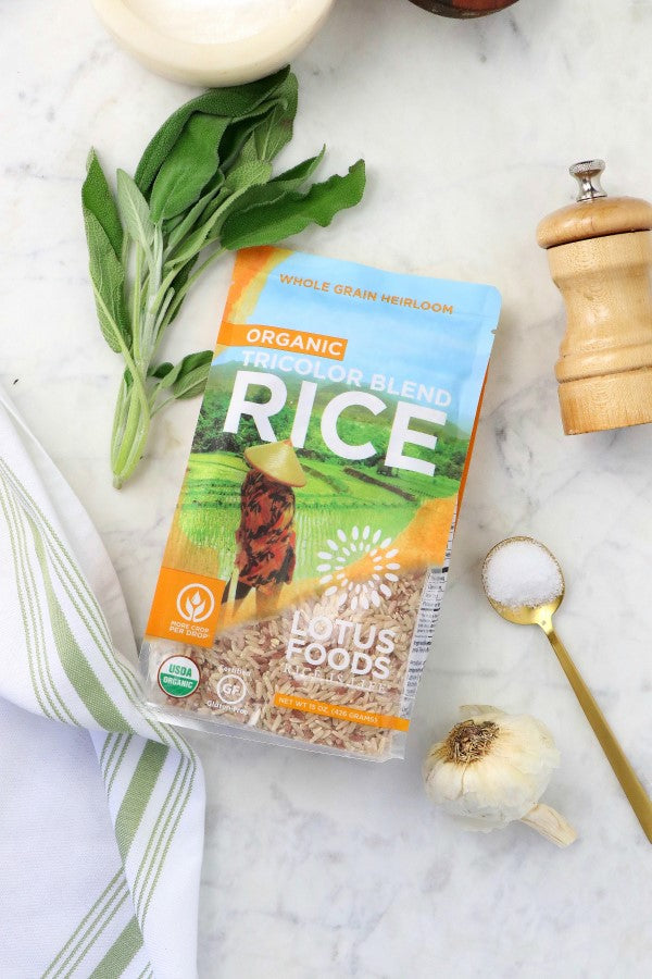 Lotus Foods Organic Heirloom Tricolor Blend Reis 425 g