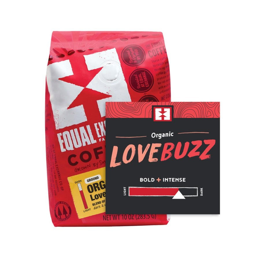 Gleicher Austausch Organischer Kaffee Liebe Buzz Ground 283 g