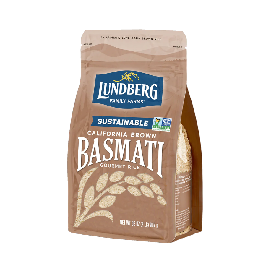Lundberg Family Farms Nicht-GMO California Braun Basmati Reis 907 g