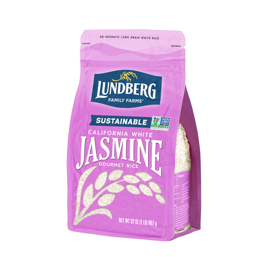 Lundberg Family Farms Nicht-GMO Kalifornien Weiß Jasmin Reis 907 g