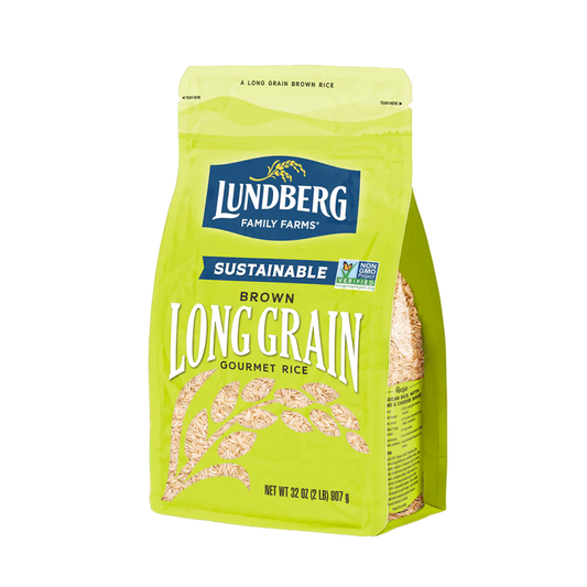 Lundberg Family Farms Nicht-GVO Langkorn brauner Reis 907 g