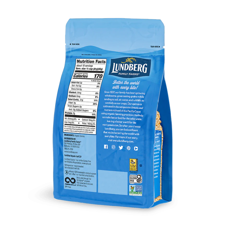 Lundberg Familie Farmen Bio Antique Weiße Quinoa 454 g