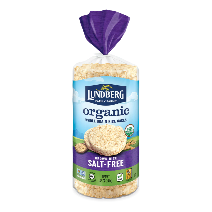 Lundberg Family Farms Organic Braun Rice Cakes Salzfrei 241 g