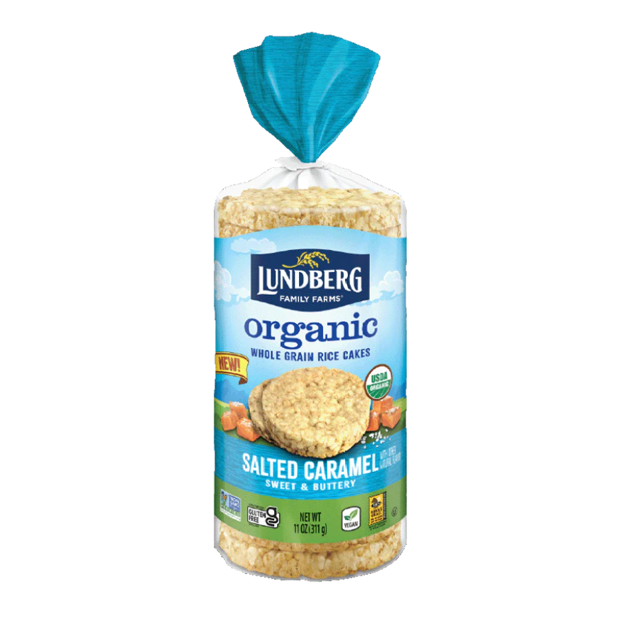Lundberg Family Farms Organic Braun Rice Cakes gesalzenen Karamell 312 g