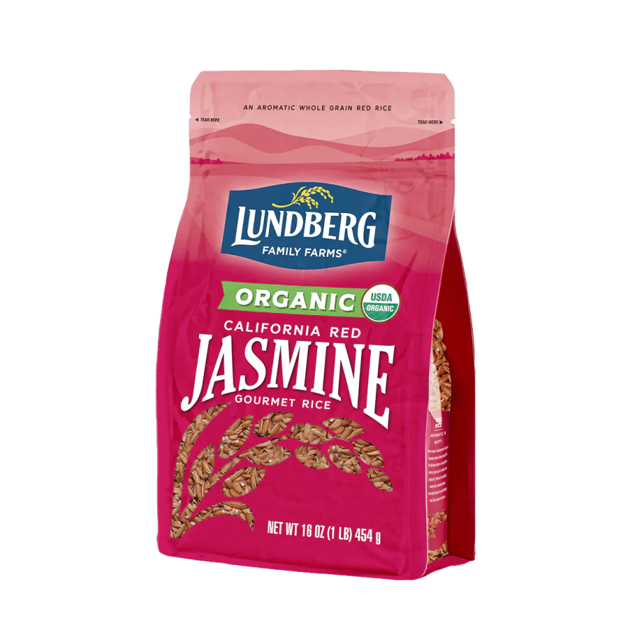 Lundberg Family Farms Organic California Rot Jasmine Rice 454 g