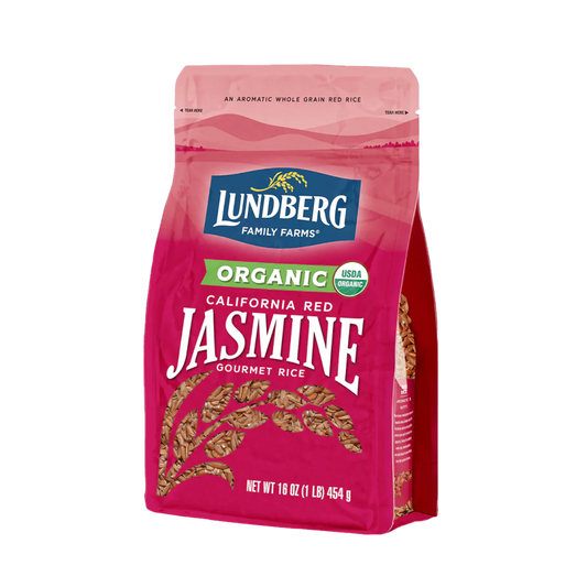Lundberg Family Farms Organic California Rot Jasmine Rice 454 g