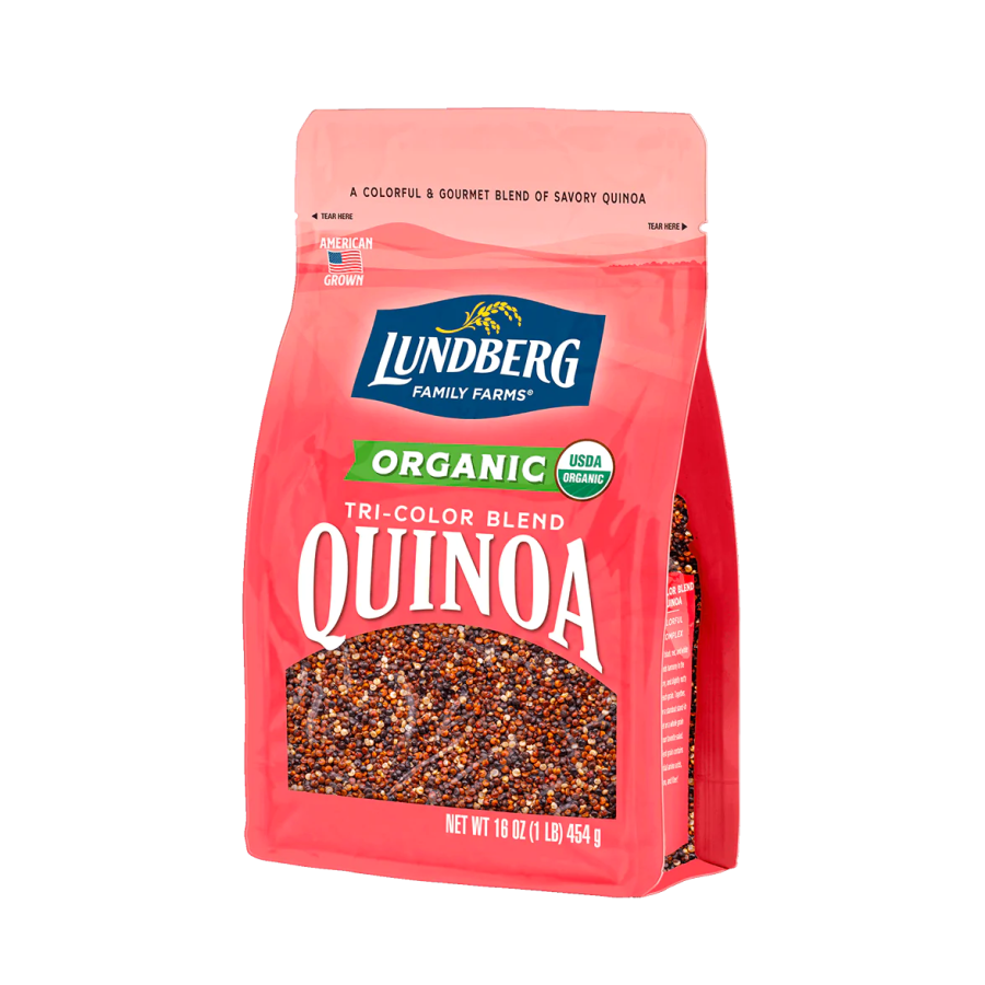 Lundberg Family Farms Organic Tri-Color Blend Quinoa 454 g