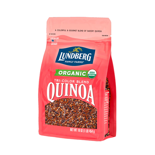 Lundberg Family Farms Organic Tri-Color Blend Quinoa 454 g