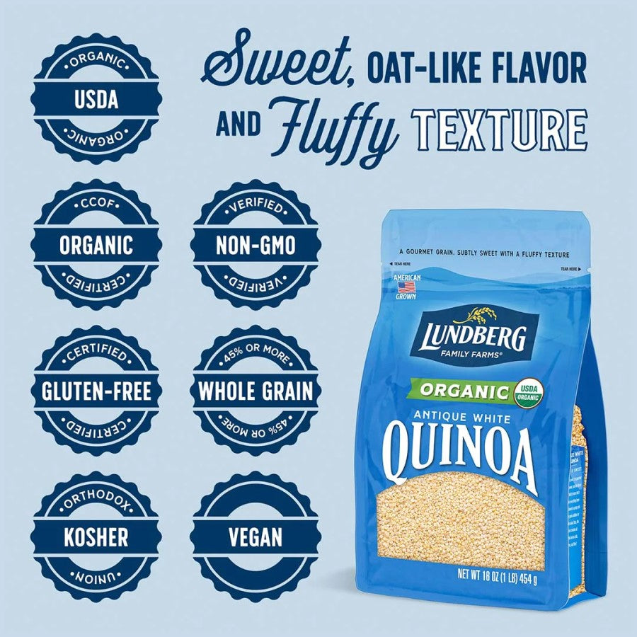 Lundberg Familie Farmen Bio Antique Weiße Quinoa 454 g