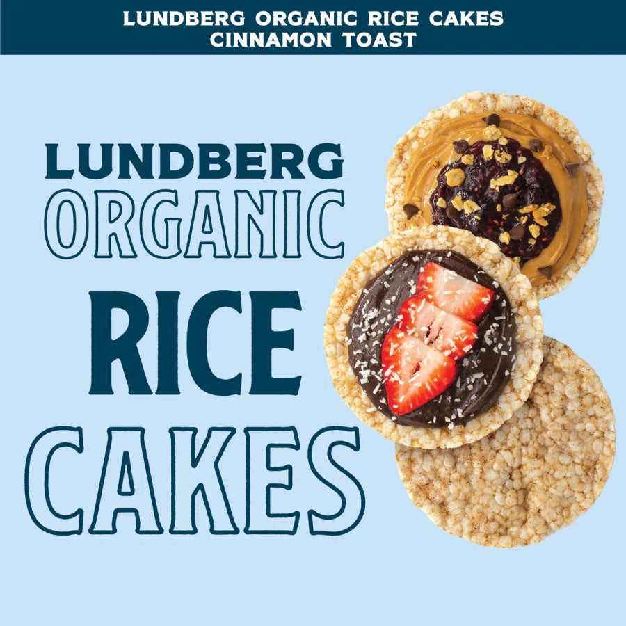 Lundberg Family Farms Organic Braun Rice Cakes Zimt-Toast 9,5 Unzen