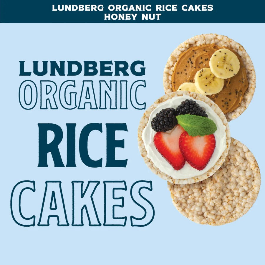 Lundberg Family Farms Organic Braun Rice Cakes Honig Nuss 272 g