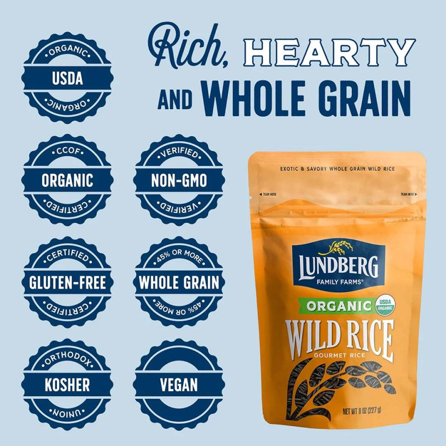 Lundberg Family Farms Organic Wild Rice 227 g