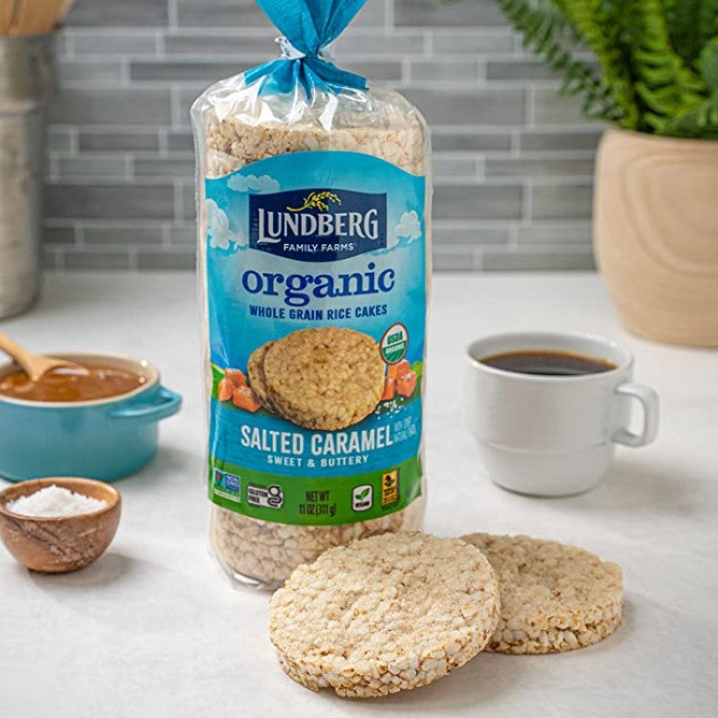Lundberg Family Farms Organic Braun Rice Cakes gesalzenen Karamell 312 g