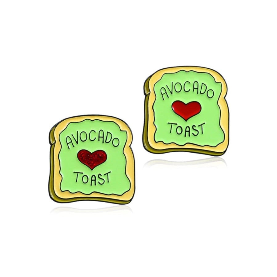 Avocado Toast Bunte Lapel Pin