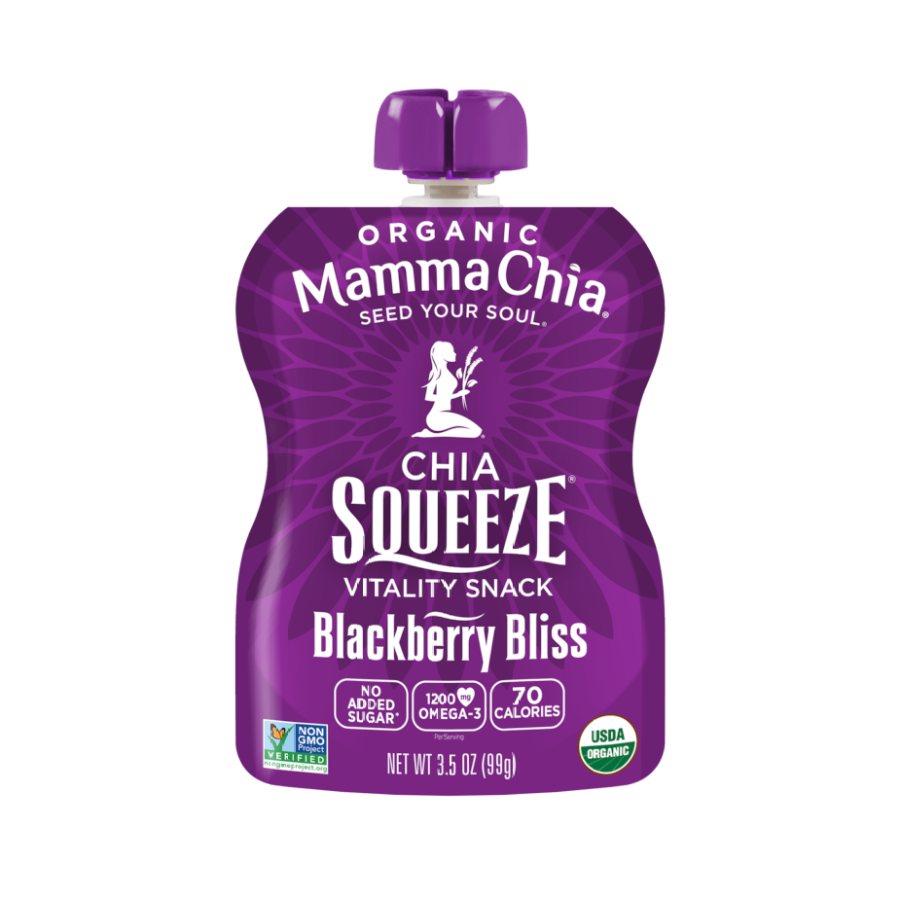 Mamma Chia Organic Chia Squeeze Blackberry Bliss 99 g
