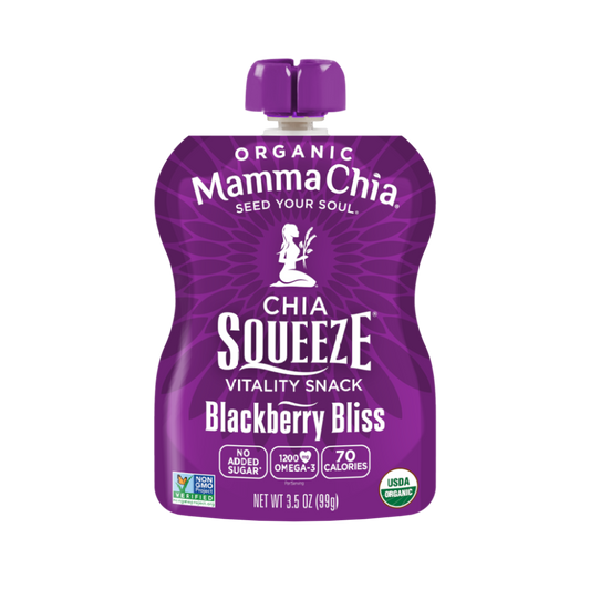 Mamma Chia Organic Chia Squeeze Blackberry Bliss 99 g