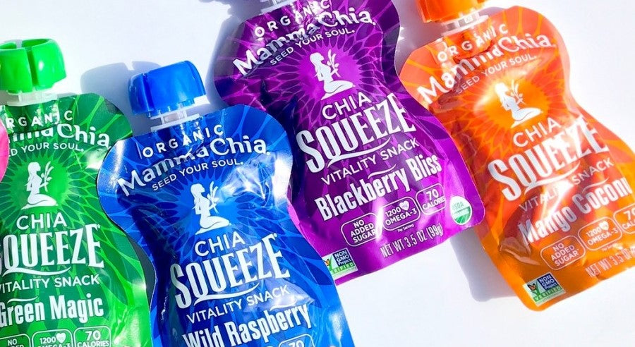 Mamma Chia Organic Chia Squeeze Mango Coconut 99 g