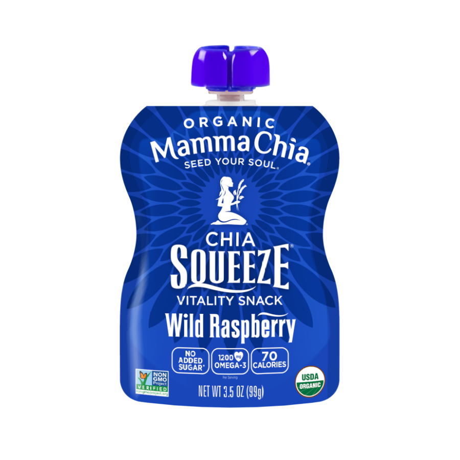 Mamma Chia Organic Chia Squeeze Wild Raspberry 99 g