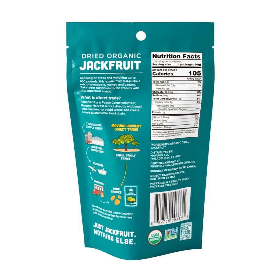 Mavuno Ernte Organisch Getrocknete Jackenfrucht 57 g