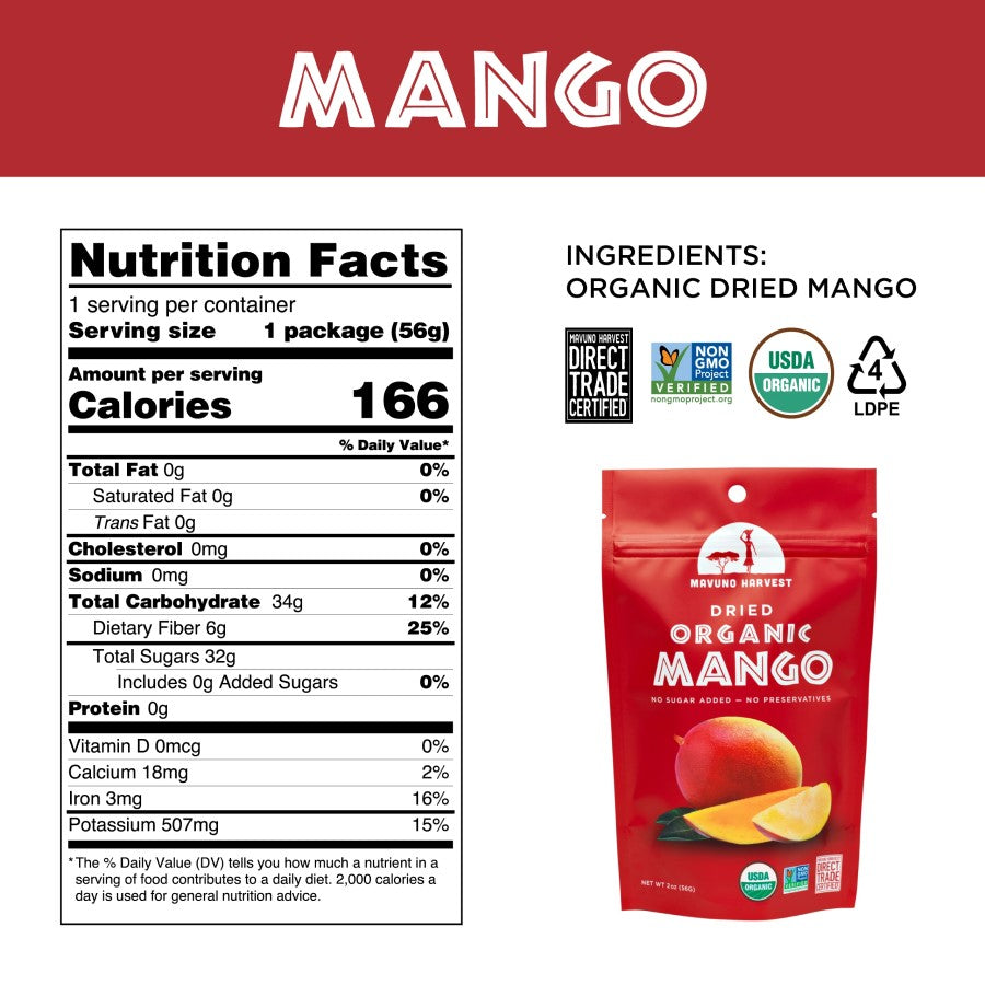 Mavuno Ernte Bio-getrocknete Mango 57 g