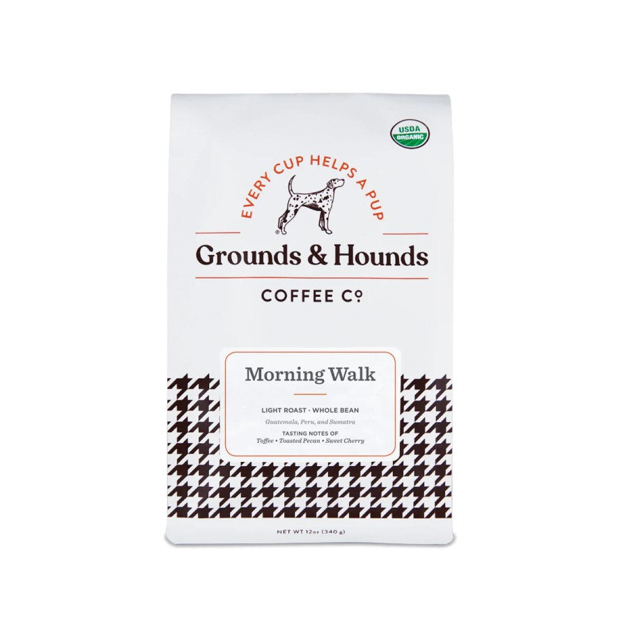 Grounds & Hounds Coffee Co. Morgenspaziergang Organic Light Roast Whole Bean 34 g