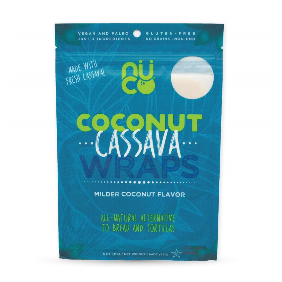 NUCO Coconut Cassava Wraps 55 g
